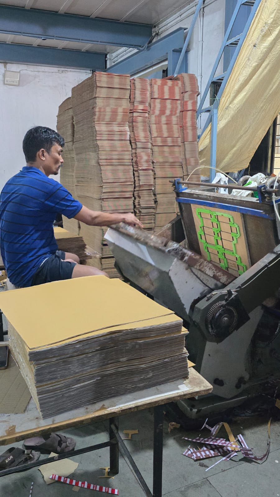 Shop floor at Maa Ashapura Packaging, Vasai, Mumbai
