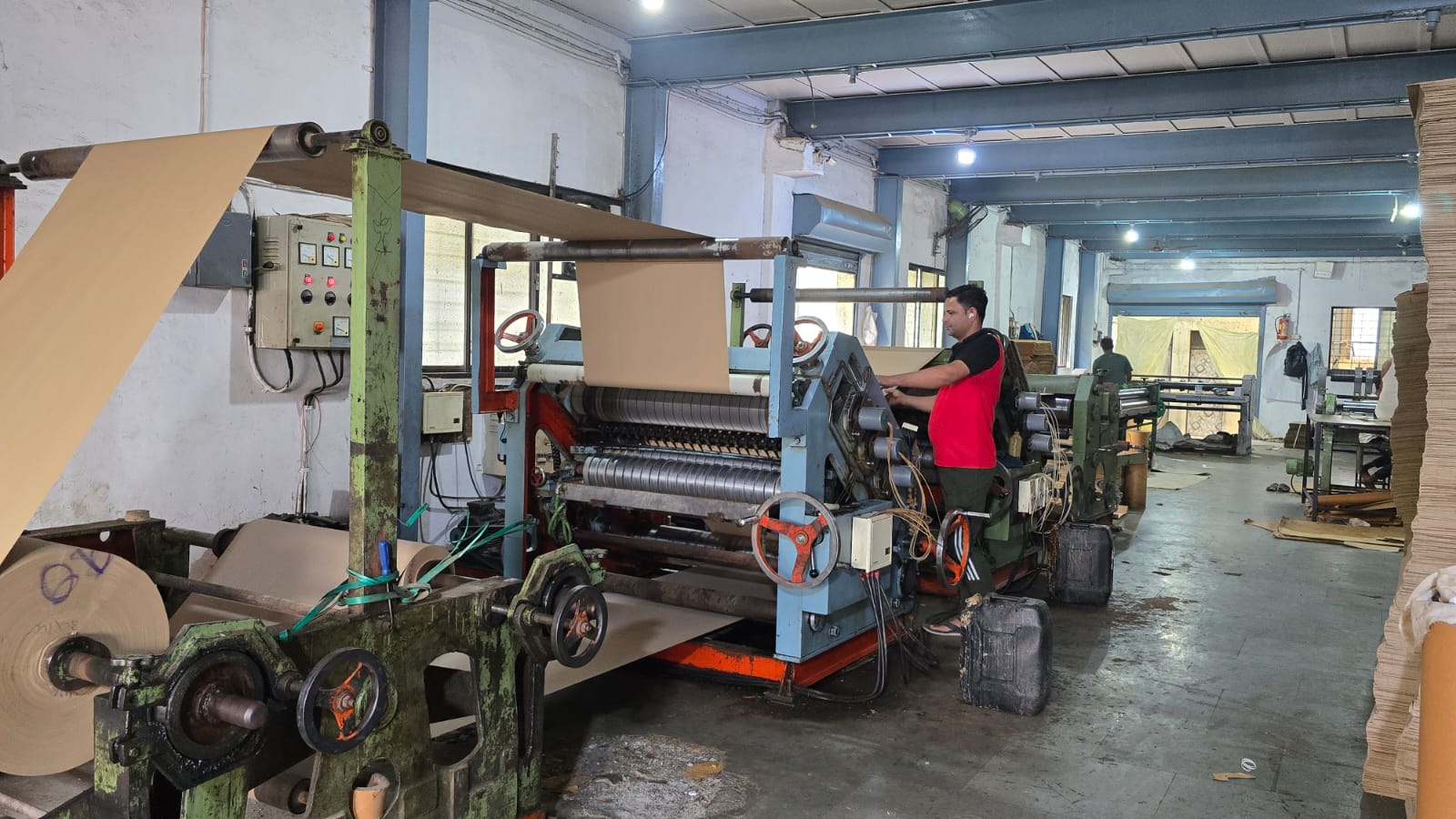 Shop floor at Maa Ashapura Packaging, Vasai, Mumbai